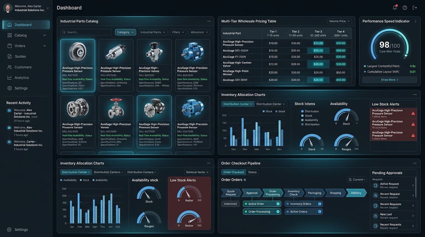 Plateforme E-Commerce B2B Haute Performance